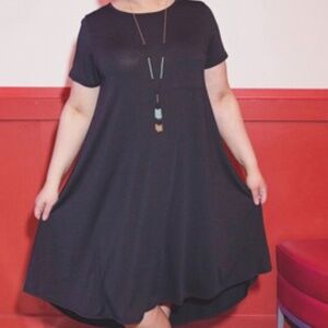 LulaRoe black dress